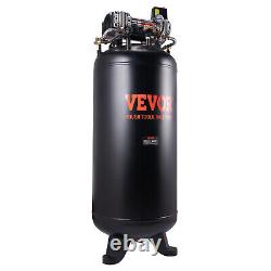 Compresseur d'air VEVOR 80 gallons 6.5HP 15.5 SCFM@90 PSI 2 étages 145 PSI Alimentation triphasée