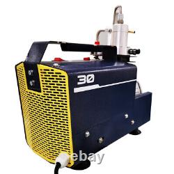 Compresseur d'air à pression réglable 0-4500Psi pour le remplissage de réservoir de paintball avec arrêt automatique.