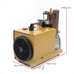 Compresseur d'air électrique haute pression pour plongée sous-marine avec pompe de refroidissement à eau 4500PSI