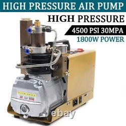Compresseur d'air électrique pour plongée sous-marine de 4500PSI avec pompe à haute pression refroidie à l'eau.