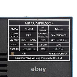 Compresseur d'air haute pression Yong Heng 30MPA 4500PSI avec arrêt automatique pour pistolet PCP