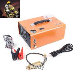 Compresseur d'air portable 30MPa Pompe 12V à haute pression 4500psi Arrêt automatique