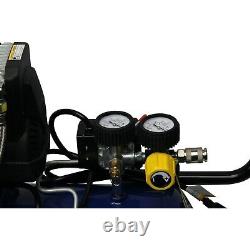 Compresseur d'air portable sans huile et silencieux de 8 gallons Goodyear avec poignée et roues LNT