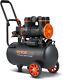 Compresseur D'air Sans Huile Vevor De 6,3 Gallons, 2 Hp, 3,35 Cfm @ 90 Psi