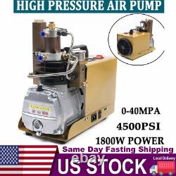 Pompe compresseur d'air 30MPa 4500PSI 1.8KW haute pression électrique pour plongée sous-marine