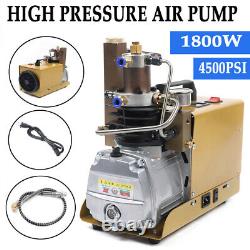 Pompe compresseur d'air 30MPa électrique 4500PSI 1.8KW haute pression pour plongée sous-marine