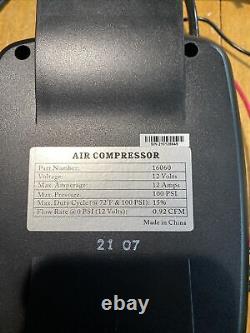 Soulèvement d'air 25804 Compresseur d'air Suspension Maximum 100 psi 12 V DC 12.0 Ampères Kit