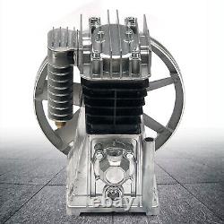Tête de moteur de compresseur d'air à deux cylindres de 3 HP 2,2 KW 150 PSI 250 L/min + silencieux
