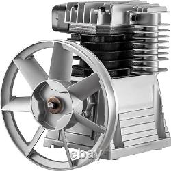 Tête de pompe de compresseur d'air 3HP en aluminium 160PSI 12CFM 2 cylindres 1 étage 1300/Min