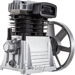 Tête de pompe de compresseur d'air 3HP en aluminium 160PSI 12CFM 2 cylindres 1 étage 1300/Min