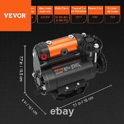 VEVOR Compresseur d'air 12V à bord 150PSI 3.5CFM Gonfleur de pneus tout-terrain portable